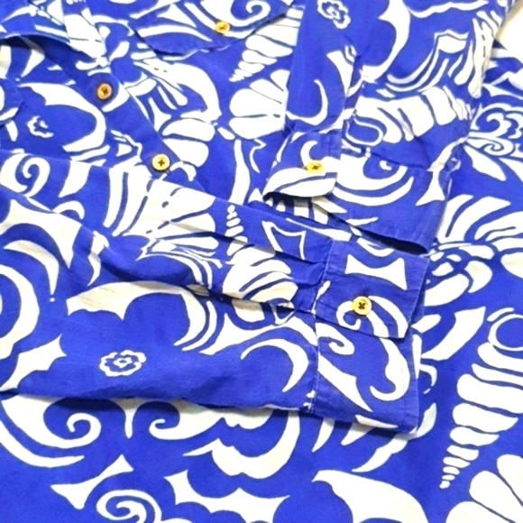 Lilly Pulitzer Captiva Tunic Button Down Shirt - Picture 5 of 10